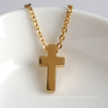 Delicate Gold Little dainty Cross Charm Necklace for Gift